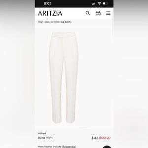 Ibiza babaton pants, size 2